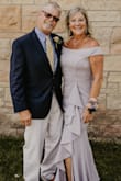I wore this dress to my son's wedding and received MANY compliments on it. It is very well made, the material is high quality and has a some stretch to it so it is comfortable and form fitting.  The slit with the ruffle allows movement of the material and makes walking and movement a breeze.  I am not one to leave reviews, but when I was searching for a dress online, I found these reviews very helpful. You can have confidence ordering from Lulus. These dresses are quality, well made and budget friendly. I will purchase from Lulus again. - Kara U.