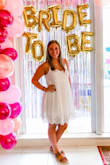 I love this dress! Length is great and the dress is very flattering! However, it runs big!!! I'm usually a medium or large, so I ordered the medium. I ended up sending it back and getting a small. It's a true "babydoll" dress, so order a size smaller! - Alison A.