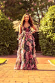 I purchased this dress for a birthday photo shoot. I absolutely loved everything about it. It was perfect. The colors were as pictured. I'm smaller at the top, but I've always had a nice sized back side and thighs. The small was perfect. - Eri M.