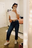 Super cute! This is definitely a staple in my closet. It turned a plain outfit into something a little more fashionable. I definitely would recommend this product. You can see in the original photo it is textured but it definitely looks way more in person. Hope you love it just as much as I do! - Celeste A.