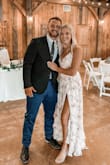 This dress was so flattering. Had to adjust the straps to make the bust area fit better but other than that it fit great! Received so many compliments! Very impressed with this dress. - Kayla K.