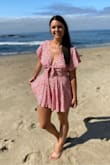 Obsessed with this romper, super light. Don't even have a wear a bra! Color was so perfect I was in love. Until I washed it, I knew not to put it in the dryer so I let it air dry and it still shrunk so bad that you can now see my but cheeks I'm so sad! - Chantal M.