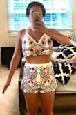 Wanted something summery, fun, and trendy for a couple upcoming boat and beach weekends and this was PERFECT! No bra required and customizable with the fun back. Can't wait to wear it on the boat and get rid of my sports bra tan lines! - Amber P.