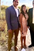 Wanted something pink and backless and elegant for my rehearsal dinner and this did the trick! Fits so great and I can even wear a backless bra with it. Lace was forgiving when I was eating pasta. Also wore it to a beach wedding and I love how the back ties to keep it secure and comfortable all night! - Amber P.