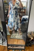 I wore this for my engagement photos and it couldn't have been more beautiful! The way it catches the wind is perfect. My only thing was the top was a little too low/busty for me, but I used a safety pin and you'd never know! I'm normally a medium in lulus tops/bottoms, but I always do smalls in their long dresses/jumpsuits and it fit perfect! - Kelly B.