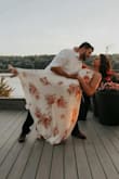 The moment I saw this dress I knew it was the one I had to wear for my engagement photos. The dress fit perfectly, it was a bit long but I wore heels so it worked out! The end of one of the ties wasn't stitched up properly, but other than that it was absolutely beautiful! - Erin O.