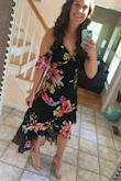 I wore this as a guest at a wedding - it was a big hit! It fit perfectly and was fun to dance in. Looking forward to wearing this again. - Amanda S.