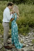 This dress was perfect right out of the bag! It has an adjustable waistband so you can tie it to fit your body type. - Kerrigan B.