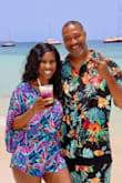 I loved this romper so much. The colors are so pretty. I wore on my trip to Jamaica and received so many compliments. - Shaye J.