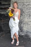 Due to Covid, it took longer than expected for shipping, but we got it in time..less than 24hrs before our wedding..thank god it fit perfectly. We were so happy. There were a few tears. - Teagen M.