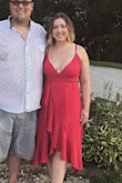 I love this dress! I wore it to a summer wedding. It's a true wrap dress, so flattering. Will definitely wear as many chances as I get! - Ashton S.