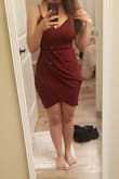 The dress is pretty and not sheer at all. It fit my bust well. My hips are HUGE, but the description said there was room for a "custom fit." This is true, but if you're super wide in the hips like I am, then you may not like how your hips and thighs fill out the dress. The material isn't "high quality," by any means, but it's not Forever21 either. It's decent for the price - Kensey L.