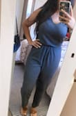 I wore this for my nieces birthday party and was so comfy and fresh to have on all day. Material is great. The straps can be tied a little more snug which is perfect if your like me that has small shoulders but a full chest  %100 would recommend. - Veronica D.