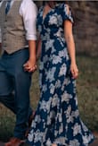 This dress was a dream for our engagement shoot! It was incredibly comfortable and looked gorgeous in the pictures. 

One note of caution: the dress was WAY too long, so I had to get it hemmed. Totally worth it! - Tracy B.