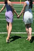 I wore this for my graduation and it was perfect! My friend actually bought the same dress in a different color! The fit is very flattering. - Megan S.