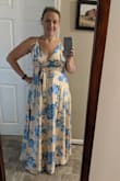 Bought just because it was on sale. But there is a wedding this fall I hope to wear it too. It's a beautiful dress but does run a bit snug. Barely got it zipped even though I ordered another dress in the same size and fit and that fit great!! - Stacey H.