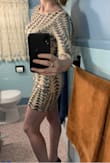 I love this dress! It is a little short so I have to be careful when sitting down or standing up but it's absolutely beautiful! - Elizabeth H.