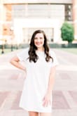 I wore this dress for my college graduation pictures and it looked amazing!! I was a little on the shorter side for me, but overall the dress was everything I wanted it to be. - Hannah R.