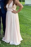 This is a beautiful and super comfortable dress! I wore it for my friends wedding. The dress just needed to be hemmed. I recommended my other 2 friends to buy their dresses from Lulus as well! I had to return size 6 for size 8 and the customer service was great! - Rejeena R.
