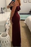 I love the fabric. It has a nice weight. The dress fits perfectly!!! I cannot wait for my sons October wedding!! - AnnMarie B.
