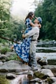 This dress was amazing!  I bought it for engagement photos.  It was a little long on me but works well with wedges.  I would order a size down, I am typically a small but the extra small was perfect. Overall very happy! - Gina C.