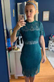 Purchased for a wedding and I love it. Perfect length which is hard to find when you are taller! - Julie K.