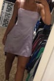 I ordered a small and it fits great! I was worried about it being too short but it wasn't bad at all. - Kelsey S.
