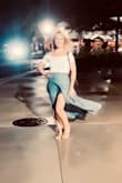 Wore it as a high waisted skirt. Paired perfectly with flats! Nice for Florida weather. Does wrinkle very easy.  Love the color! Happy buy for me! - Ashley Z.