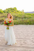 This dress was perfect for our intimate beach ceremony elopement!! This day love won!! - Gloria G.
