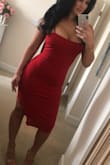 This dress is perfection. Thick enough to cover any imperfections but very comfortable. I feel like a million bucks. - Amanda M.
