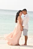 I just got married on the beach and this dress was perfect! It flowed so beautifully in the breeze and was so comfortable. I am only 5 ft so I did hem like 3 inches off of it. - Autumn R.