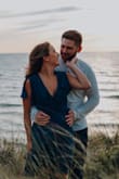 Got this dress in a pinch for a last-minute photo session. Only a XS was available otherwise I would have gone for a S, but this dress still fit well!! The lightweight material makes the high-low style so flowy and perfect for pictures. Highly recommend!! - Jenna T.