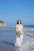 This dress worked out perfectly for my last-minute Sunday-brunch attire beach wedding! I ordered both a medium and a large, and after trying them on decided I liked the snug fit of the medium around my ribs. I did have the dress shortened a good bit since I'm only 5'3, but I usually anticipate that with floor length gowns. The fabric was so light and flowed beautifully in the wind, it also dried so fast after I decided to take photos in the water. I always look to Lulus when I need a dress in a pinch, and they don't disappoint! Highly recommend! - Blaine D.