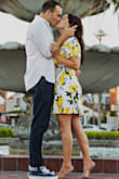 This dress has such a flattering, adorable, comfortable, flirty look. I wore it for my engagement photos and it was absolutely PERFECT. It would also be fun for any summer BBQ. - Alyssa