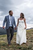 I bought this super last minute for my elopement and I was a little worried it wouldn't fit and I wouldn't be able to get it altered. But it fit me perfectly!! It was a little long but that didn't bother me to much, definitely an easy fix for people who have the time to get it hemmed. Already received so many compliments on it and it is such a great price for someone not trying to spend a lot on a wedding dress. Would recommend!! - Rebecca L.
