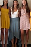 Beautiful skirt! Wore it to a winery for my "CoronaBach" with a bodysuit (also from Lulus) and it was the perfect outfit! Flowy and flattering! - Victoria L.