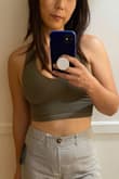 I wore it with jeans and also with leggings to work out. Love it. Fits perfectly and I love how it looks on my body. - Stella K.