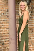 Great fit, super comfortable, and good material.  The dress is super cute and I absolutely love this color!  I plan to wear it for a baby shower next month and I am super excited! - Morgan S.