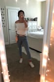 This bodysuit is something that you need. It's thick enough where your bra won't be see through. Definitely a little different material than what I was expecting, it's a little tougher, I'm not sure if that's because if it's made out of Rayon but either way I love it. I wouldn't recommend wearing it with anything other than high waist skirts/jeans because it's a little higher on the sides. When I would move around my jeans would drop and you could see my skin. Definitely would recommend. :) - Celeste A.