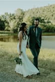 I bought several dresses for an intimate ceremony on our original wedding date. This one fit perfectly and complimented my figure, it does the booty good! I am so happy with the purchase and received so many compliments on it. - Kristen F.