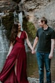 Wore this dress for my engagement photos. It was perfect! comfortable and flowly. - Melinda H.