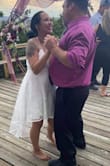 This dress was amazing! Super comfy, flowy and was perfect for my wedding reception. - Julie P.