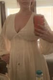I fell in love with the sleeves in the pictures. The whole dress is amazing. It fit perfectly and looks fantastic. I would buy this again and again in other colors. Forgive spots in photo, the mirror is an antique. - Misty M.