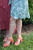 Wore these for a wedding and I felt comfortable for hours. I could dance. They were sturdy and easy to walk in. You get what you pay for. Worth the money. - Ashlea T.