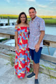 I had my eyes on this dress for awhile and I am so glad I finally decided to purchase it!  I wore this dress for my one year wedding anniversary on my family vacation at the beach.  The colors are so vibrant, fabric super soft, and I love that it has pockets making the dress more casual. I am only 5'3" so the dress is long on me but I planned on wearing heels with it anyways. - Daniele G.