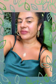 The color is divine and looks wonderful! Fits beautifully too. - Sadye C.
