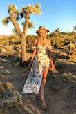 So elegant, flirty, perfect sun dress, and light, breathable material. I received many compliments. - Leslie C.