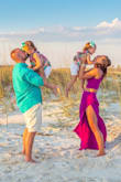 This dress is perfection, there is literally no other way to explain it. I wore it on vacation for our family pictures and WOW! So pretty! I'm 5'6" and 135 lbs, wearing a small. It fit perfect! - Caitlin G.