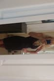 This is a beautiful dress. The sequin trim is elegant.  The material is nice and won't wrinkle. - Andrea V.