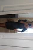 This is a WOW dress.  It fits fabulously.  I love it and bought it in the gold color also. - Andrea V.